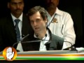 Rahul Gandhi on Hope in historic speech at.
