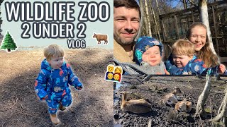 MUM OF 2 UNDER 2 VLOG | WILDWOOD WILDLIFE ZOO WITH A BABY AND TODDLER!