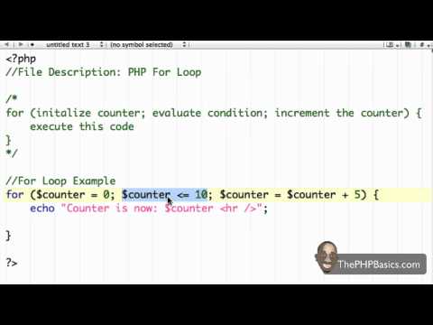 Tutorial 17 Php For Loop