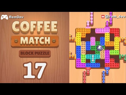 Block Party in Coffee Match Block Puzzle Level 17