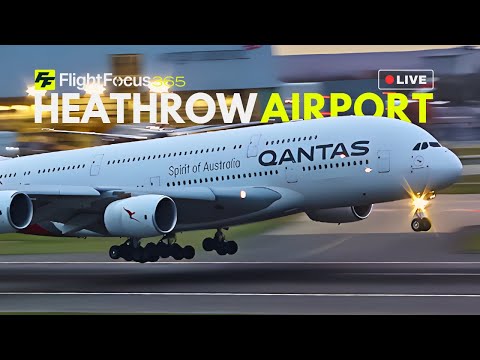 Heathrow Airport Live - CROSSWIND Monday 12th January 2026