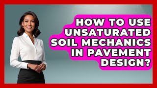 How To Use Unsaturated Soil Mechanics In Pavement Design? - Civil Engineering Explained