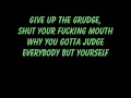 Give Up The Grudge- Lyrics