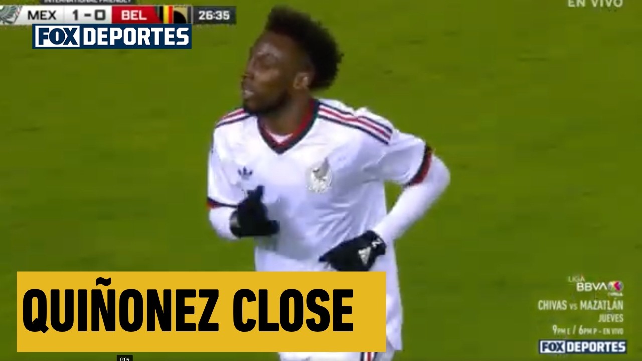 😳⚽️ ALMOST THE SECOND | Mexico 1-0 Belgium | International Friendly.