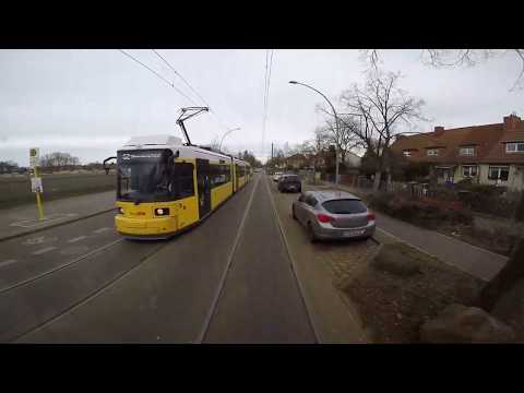 Berliner Führerstandsmitfahrt Linie 62 Lienhardweg- S Mahlsdorf (GT6N-ZR)