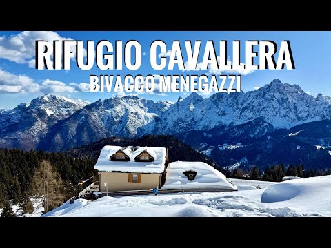 Malga Cavallera Refuge and Menegazzi Bivouac ❄️ Winter Hike from Gosaldo (Dolomites)