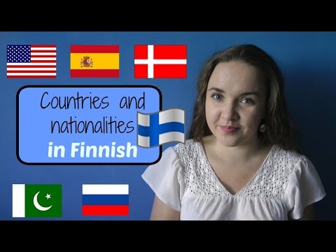 Finnish lesson 7. Countries and nationalities. - Opiskele suomea! Уроки финского языка.