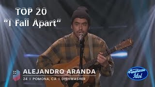 Alejandro Aranda sing "I Fall Apart" in The Top 20 on American Idol 2019