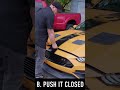 What is the PROPER Way To Close a Hood?!?!? #shorts