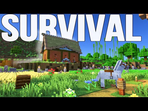 Building a SWEET Villager House - Minecraft 1.20 Survival let's Play!