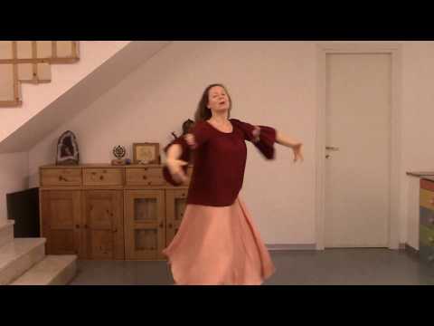 "Mangal Saaj" Shakti-Prana Whirling, with Sara Avtar - an expression of Shakti Dance®