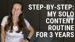 Step-by-Step: My Solo Podcast Routine for 3 Years
