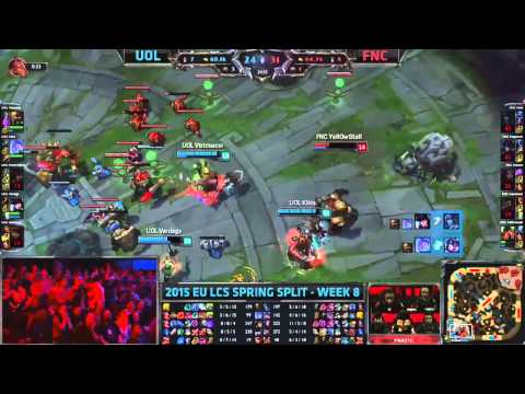 LCS EU Spring 2015 - UOL vs FNC - Incredible Turnaround