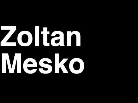 How to Pronounce Zoltan Mesko New England Patriots NFL Football Touchdown TD Tackle Hit Yard Run