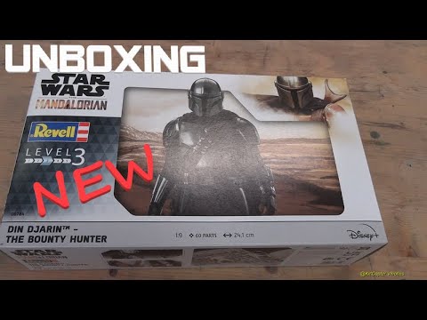 Revell Star Wars Mandalorian plastikinis modelis 1/9 25,8 cm video