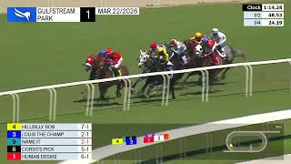 Gulfstream Park March 22, 2026 Race 1