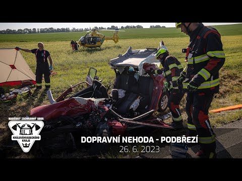26. 6. 2023 - Dopravní nehoda Podbřezí