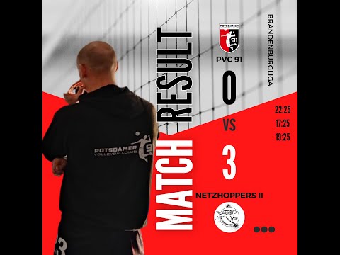 PVC 91 - Netzhoppers II 0:3 - Brandenburgliga 2023/24 - Spiel 2