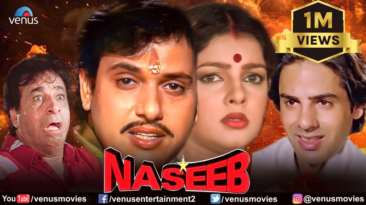 Naseeb | Hindi Full Movie | Govinda | Mamta Kulkarni | Kader Khan | Rahul Roy | Hindi Comedy Movies