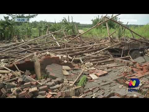 Passagem de tornado deixa rastro de destruição em Sangão e Jaguaruna