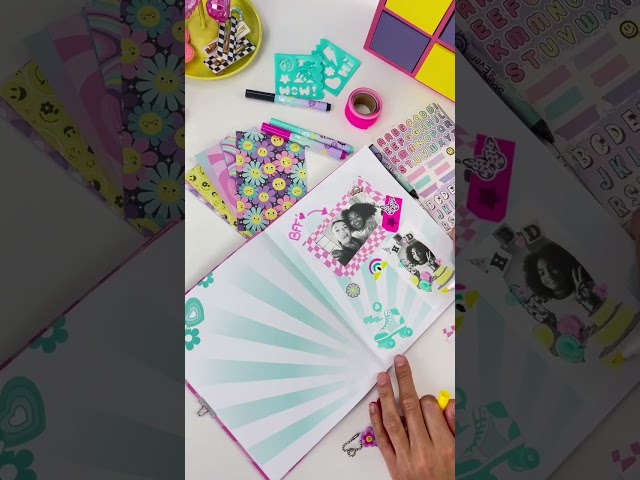 Vídeo relacionado con PATIFEED Kit de Diario de Bricolaje para Niñas, Juego de 2 Diarios para Adolescentes, Suministros para álbumes de Recortes y Diarios para Edades de 8 a 14 Años
