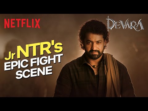 Jr. NTR CHALLENGES Saif Ali Khan To A One Arm Fight! 🤯 | #Devara | Netflix India