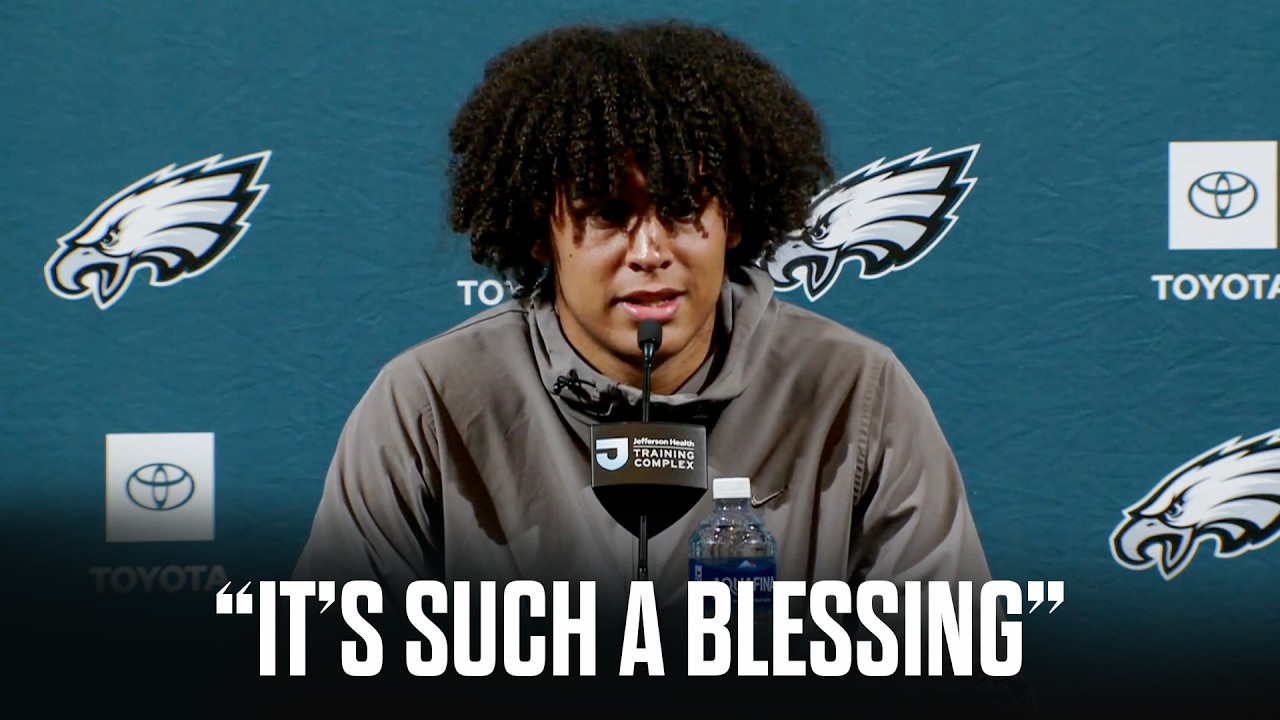 Eli Stowers On His First Day as a Philadelphia Eagle