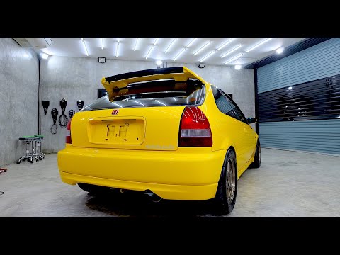 DETAILING LAB BANGKOK - HONDA Civic EK9 Full detailing process