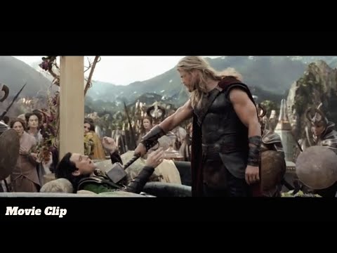 Thor Throws His Hammer At Loki - Thor: Ragnarok (2017) Movie Clip