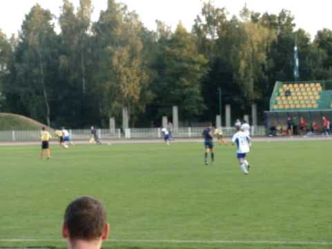 Końcówka meczu Warta Sieradz - Pogoń Siedlce (1:2) (26.09.2009)