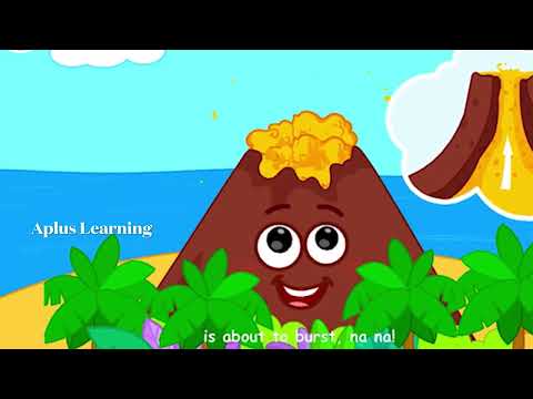 I am a volcano boom boom boom #nurseryrhymes #cartoon video #animationvideo #teacherresources