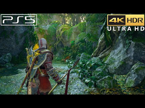 God Of War Ragnarok (PS5) 4K HDR Gameplay (Free Roam Vanaheim)