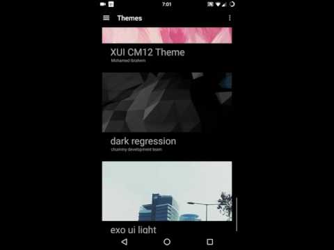 Dark Material CyanogenMod theme