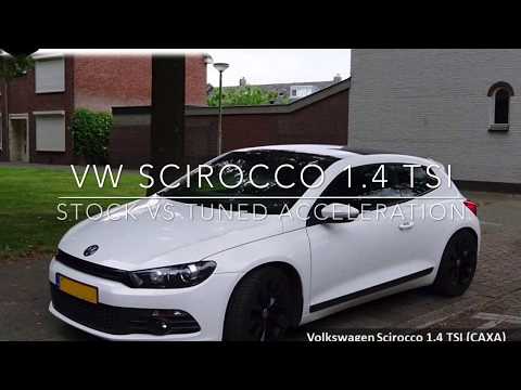 150HP VOLKSWAGEN SCIROCCO 1.4 TSI (CAXA) STOCK VS STAGE 1 TUNED ACCELERATION - BERKPerformance