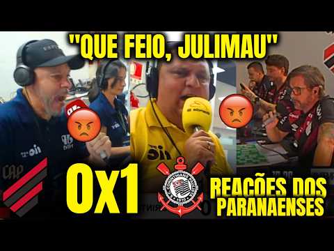 Reactions of Paraná commentators to Athletico's defeat to Corinthians: Athletico 0-1 Corinthians