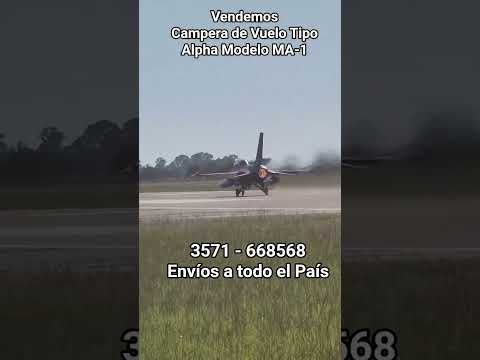 Comenzaron los Vuelos F-16 Área Material Río IV Cba  Vendemos Campera de Vuelo Contacto: 3571-668568