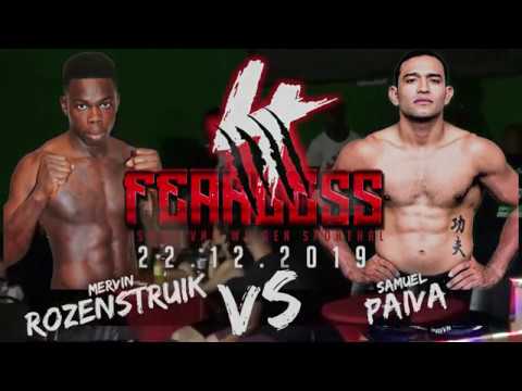 Gala Fearless 4: Melvin Moor Rozenstruik vs Samuel Paiva.