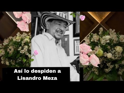 Así despiden a Lisandro Meza en su emotivo funeral en Los Palmitos, Sucre Colombia