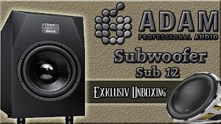 Video thumbnail for Adam Audio Sub 12 Subwoofer Review ( German ) by Andys Kino Block
