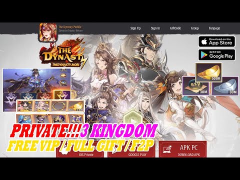 PRIVATE!!! 3 KINGDOM 2022 GIFT 🎁 MELIMPAH | FREE VIP | F2P | IDLE | THE DYNASTY ORIGINS: RETURN