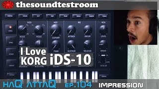 Video thumbnail for I Love KORG iDS-10 for iPad and iPhone so much! │ haQ attaQ 104 by Jakob Haq