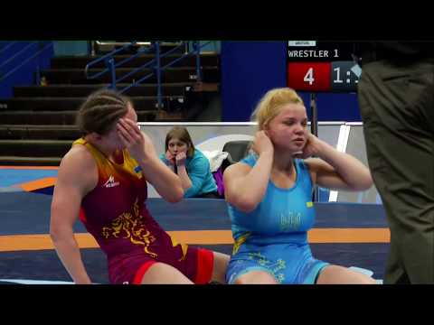 WW 59 kg SOFIIA BODNAR (UKR) - KATERYNA ZELENYKH (UKR)