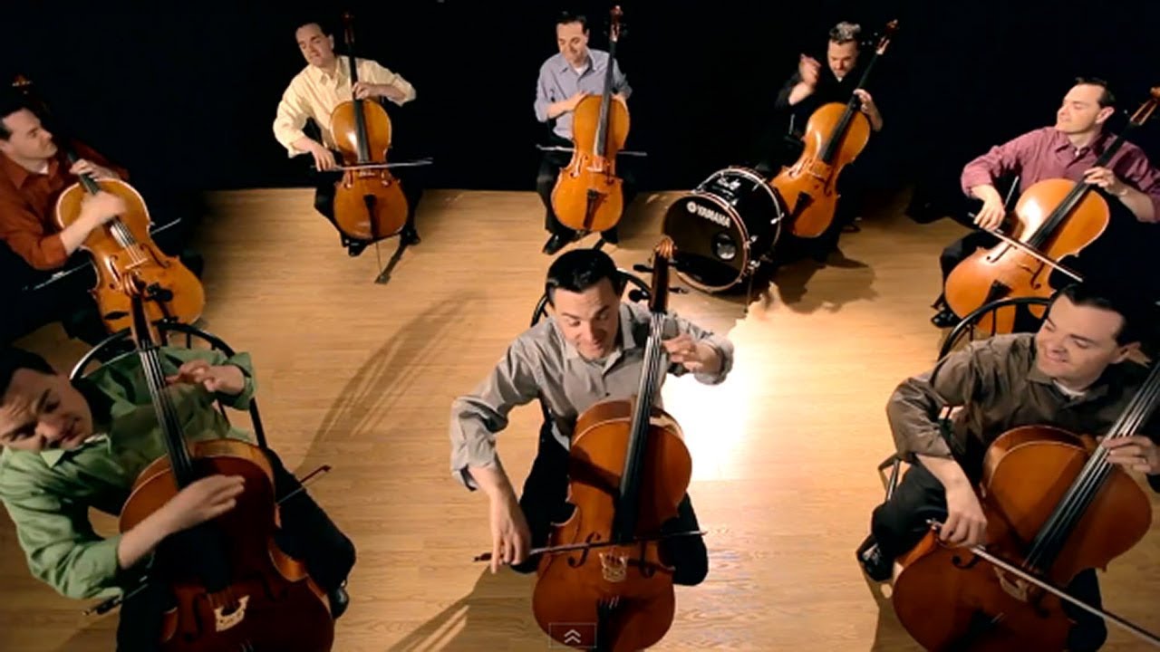 The Cello Song - (Bach is back with 7 more cellos) - The Piano Guys - YouTube