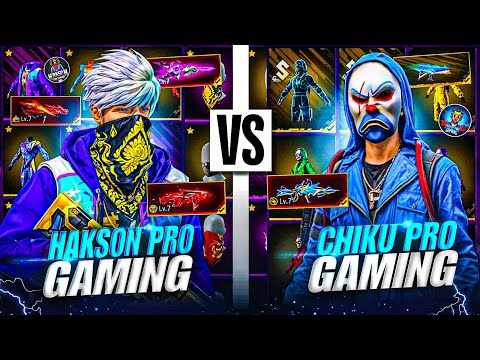 Biggest Collection Verses of Hakson Pro Gaming vs Chiku Pro Gaming 😱 Garena Free Fire