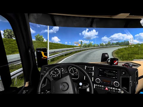 Luxembourg 🇱🇺 - Metz 🇫🇷 | Mercedes New Actros ✪ ETS2 1.46 Open Beta ✪ Ultra Realistic Graphics 4K