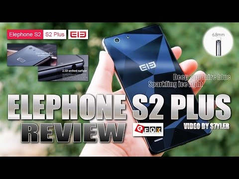 Elephone S2 Plus (Quick Review) 5.5" Deep Sapphire Blue, 6.9mm thin, Diamond back texture, 2.5D Arc