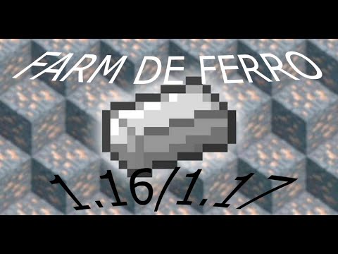 COMO FAZER UMA FARM de FERRO no MINECRAFT 1.16.5/1.17