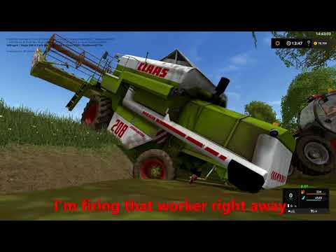Farming Simulator 17 Timelapse 6 (Polska Krajna) - Getting stuck!