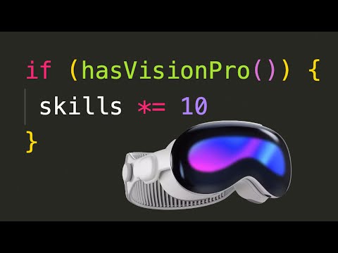 Thumbnail for Using the Vision Pro as a Software Engineer
