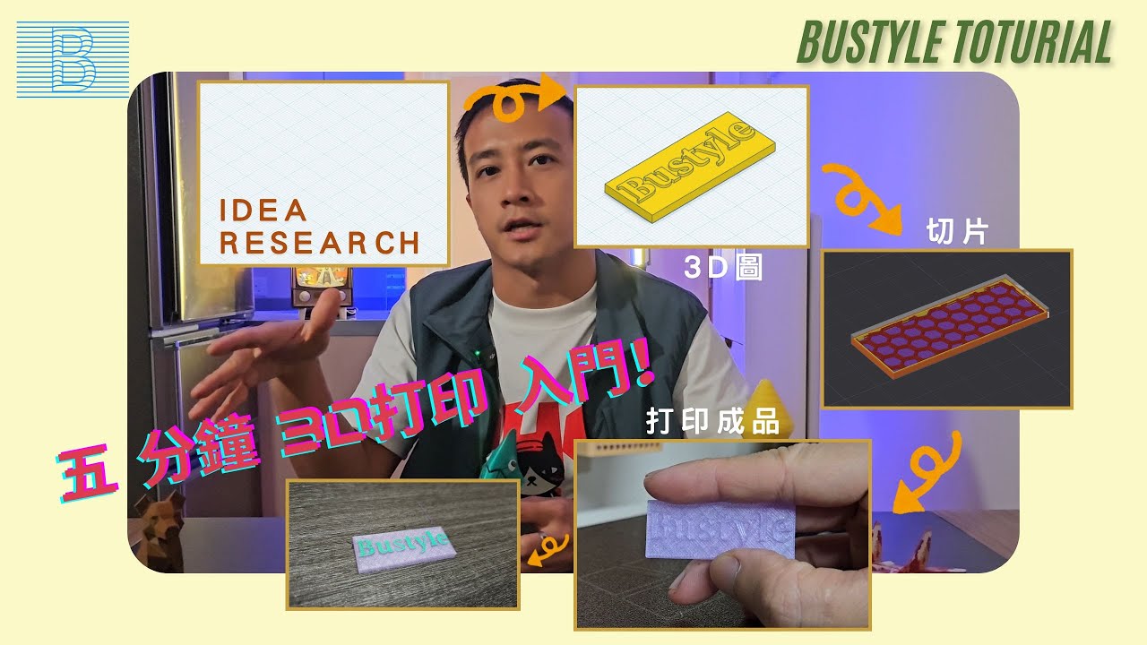 5 分鐘理解 3D 打印！完整流程講解！